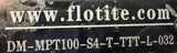 Flo-Tite DM-MPT100-S4-T-TTT-L-032 Ball Valve 1-1/4" CF8 Stainless Steel 1000 WOG