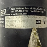 BEI H38D-1024-ABZC-28V/V-SC-CEN-S Rotary Optical Encoder 924-01059-008 w/ Cable