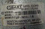 Gast 1UP-NCC-1A Air Motor Mixer Assembly 0.42 HP 6000 RPM 27 CFM