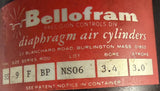 Marsh/Bellofram 903078000 Diaphragm Air Cylinder 3.4" Bore 3.0" Stroke SS9FBPUM