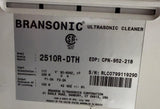 Branson 2510R-DTH Bransonic Ultrasonic Cleaner 117V 42kHz 100W CPN-952-218
