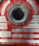 Parker Fluid Control Solenoid Valve 110/120V 50/60Hz 10W