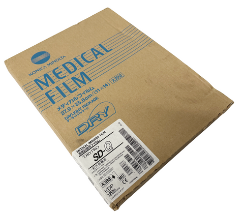 Konica Minolta DryPro SD-Q Medical Imaging Film 11" x 14" 125 Sheets