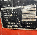 Premier Mill HML0.75 Media Mill 5 HP 460V HML-0.75