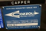 Cozzoli SC50T-204 Screw Capping Crimping Machine w/ 5KH39QN5520 AC Motor