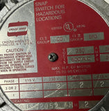 Crouse-Hinds GUSC2052-AH Snap Switch 3/4" NPT 20A/30A 250/600V
