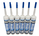 Tek Bond Clear 100% Silicone Caulk Adhesive Window & Door 10.1 OZ (6 Pack)
