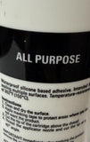 Tek Bond Clear 100% Silicone Caulk Adhesive All Purpose 10.1 OZ (6 Pack)