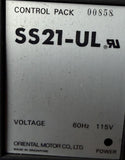 Oriental Motor SS21-UL Speed Control Pack 115VAC 50/60Hz w/ Base