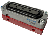 Festo EV-20/75-5 Clamping Module 20x75 5mm Stroke 6 Bar 13291 w/ Base