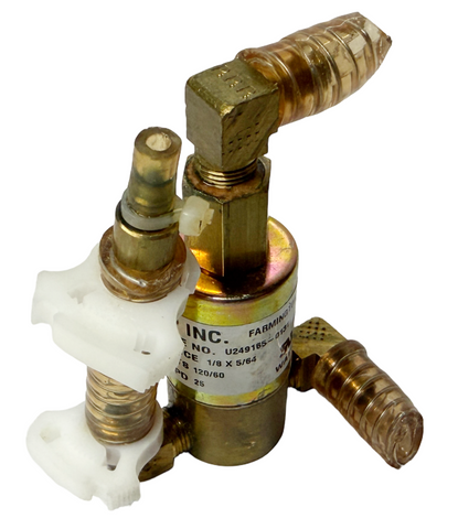 KIP U249165-0131 Solenoid Valve 1/8" x 5/64" Orifice 120/60V w/ Fittings