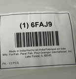 Pack of (12) Grainger 6FAJ9 Bottle 500mL Wide Mouth HDPE Clear