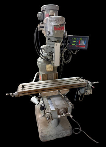 Bridgeport Series I Mill Milling Machine Variable Speed Power Feed 3 Axis DRO