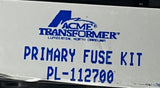 ACME TA-2-81201 Industrial Control Transformer 75VA w/ PL-112700 Fuse Kit