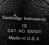 Cambridge Instruments 532520 Microscope Objective 1X