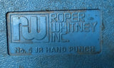 Roper Whitney No. 5 Jr Hand Punch w/ Case & Dies 590000018