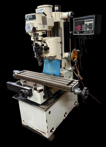 Siber Hegner RB-1 FIRST 305VS Vertical Mill ProtoTRAK 3 Axis DRO 9" x 42" 2HP