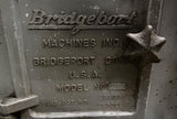 Bridgeport Series I J Head Vertical Knee Mill 9" x 36" 1 HP Milling Machine