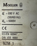 Moeller NZM 1 Circuit Breaker 63A 3P 690VAC NZM B1