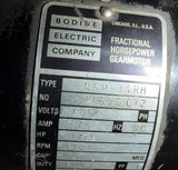 Bodine Electric NSH-34RH Fractional Horsepower Gearmotor 115V 0.75A 1725RPM