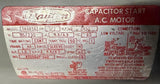 Dayton 5K683A Capacitor Start AC Motor 1/2HP 3450RPM 115/230V 1PH