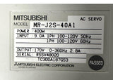 Mitsubishi MR-J2S-40A1 AC Servo Drive 400W 100-120V 1PH 170V 2.8A