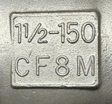 FNW 1-1/2"-150 CF8M Ball Valve Stainless Steel
