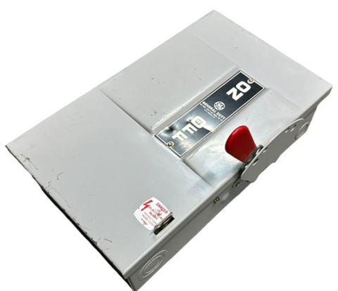 General Electric TGN3322 Heavy Duty Non-Fusible Safety Switch 240VAC 60A 3 Pole
