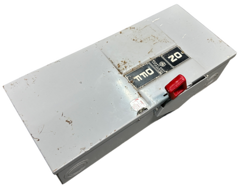 General Electric TH3362 Heavy Duty Fusible Safety Switch 60A 600 VAC 15 HP 3 P