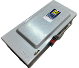 Square D H-361 Heavy Duty Fusible Safety Switch Series E1 30A 600 VAC 3 Pole 3 P