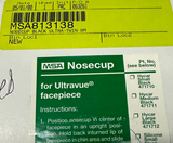 MSA 813138 Nosecup Silicone Black Small For Ultra-Vue & Ultra-Twin Respirator