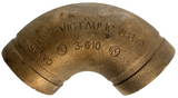 Victaulic 610-3 90 Degree Elbow Fitting 610 Series Copper