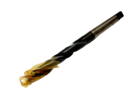 CLE-FORGE 23/32 High Speed Drill Bit Morse #2 Taper 8-3/4" L HS 690089