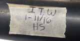 ITW 1-11/16" High Speed Drill Bit HS Morse #5 Taper