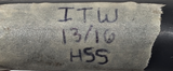 ITW 13/16" High Speed Drill Bit Morse #3 Taper
