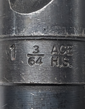 ACE 1-3/64" High Speed Drill Bit HS Morse #3 Taper