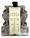 Square D A30010-381-01-B Fuse Holder W/ Fuses 0.25A 600V