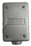 Crouse-Hinds FD-2 Condulet Single Gang Device Box 3/4" Hub w/ DS100G Cover