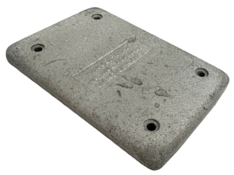 Lot of of (3) Crouse-Hinds DS100G Single Gang Blank Device Box Cover