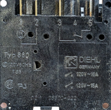 Diehl 880 Mechanical Timer Panel Mount 120V 60HZ 7 Days 15A For Spa and Pool