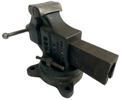 Hollands 23 1/2H Swivel Bench Vise W/ Jaw Covers