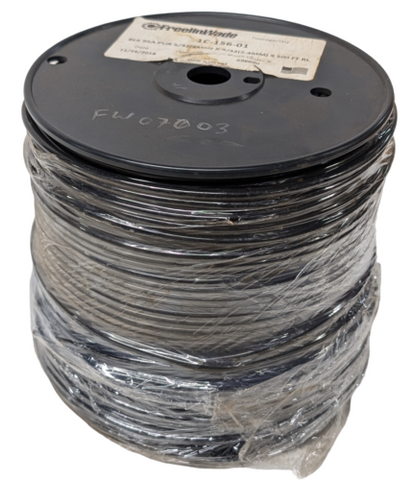 Freelin-Wade 1C-156-01 Polyurethane Tubing Black 95A PUR 4mm x 2.4mm x 500' Roll