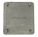 Crouse-Hinds S1002G 2-Gang Cast Iron Surface/Flush Mount Blank Device Box Cover