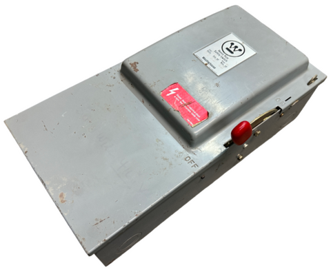 Westinghouse HF463N Heavy Duty Fusible Safety Switch 100A 600 VAC NEMA 1