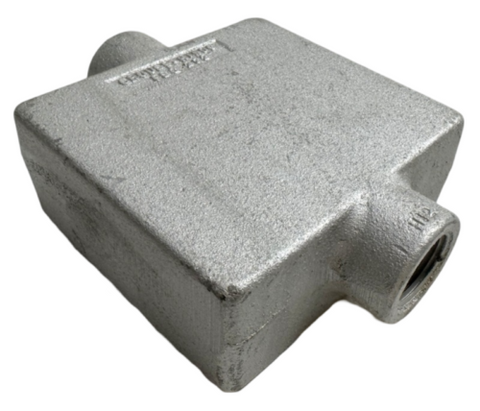 Crouse-Hinds FSC222 Condulet Two Gang Device Box 3/4" Hubs