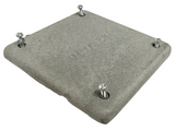 Crouse-Hinds S1002G 2-Gang Cast Iron Surface/Flush Mount Blank Device Box Cover