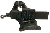 Hollands 23 1/2H Swivel Bench Vise W/ Jaw Covers