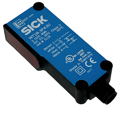 Sick WT18-3P430 Photoelectric Sensor 10-30VDC 200mA PNP 1 025 896