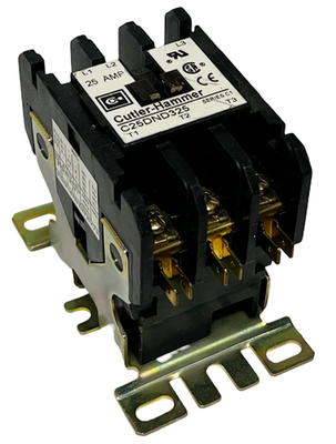 Cutler-Hammer C25DND325 Definite Purpose Contactor Series C1 25A 3-Pole 120VAC
