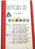 Lot of 10 Sandvik TCGT 06 T1 02L-K 1515 CoroTurn 107 inserts for turning